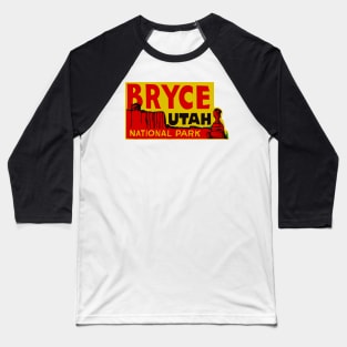 Bryce Canyon National Park Vintage Style Baseball T-Shirt